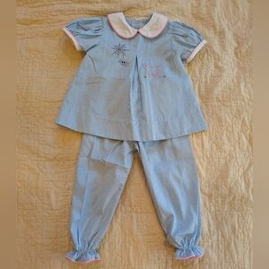 Toddler Vintage Inspired Spring Easter Cottagecore Matching Set